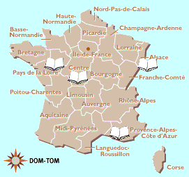 Carte des rgions